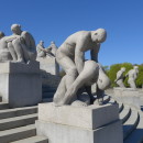 Walking around Vigeland Park