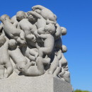 Walking around Vigeland Park